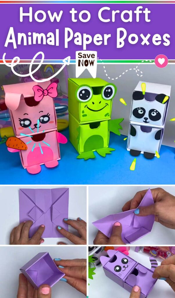 How to Craft Animal Paper Boxes