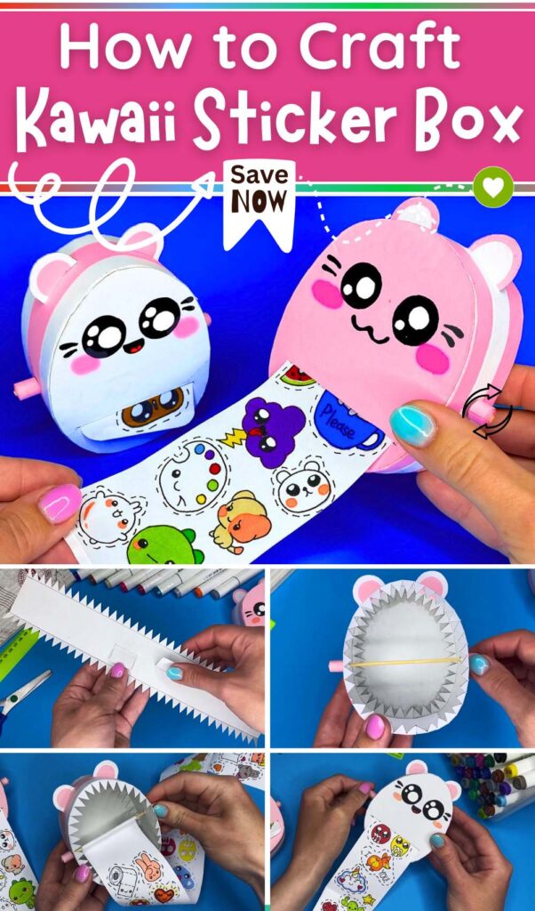 _How to Craft Kawaii Sticker Box