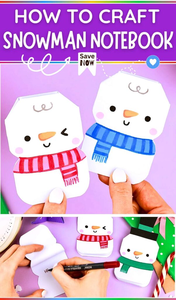 How to Craft SNOWMAN NOTEBOOK