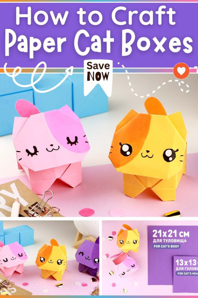 Origami Cat Box Craft