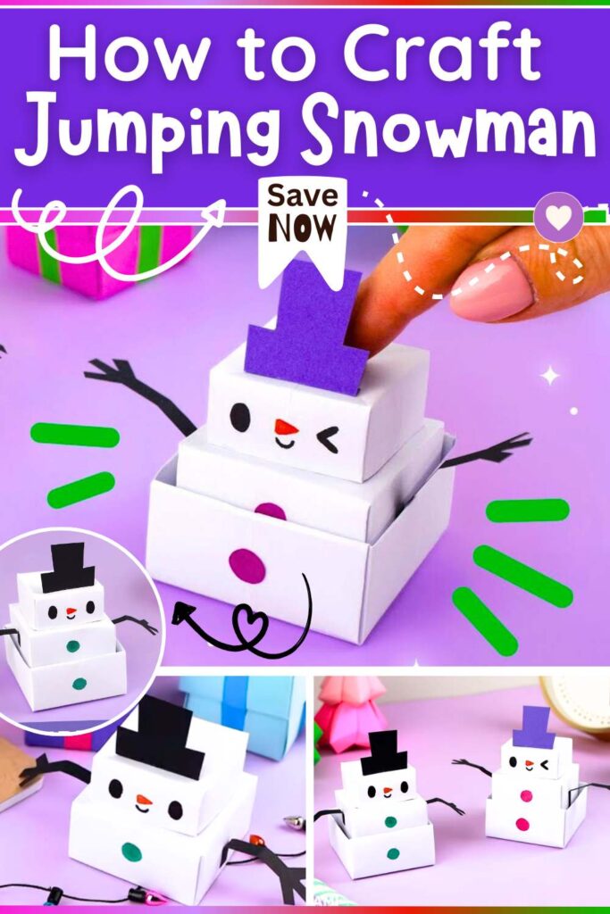 Origami Jumping Snowman