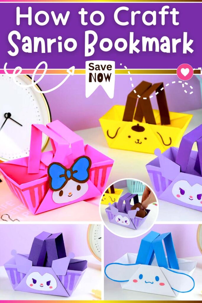 Origami Paper Sanrio Baskets