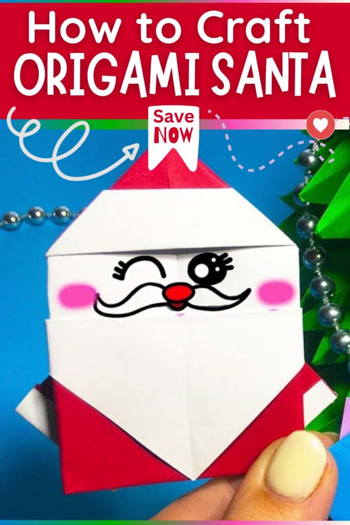 Origami Santa Claus Christmas Craft