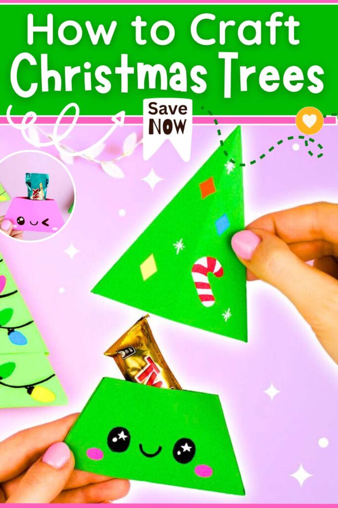 Origami Surprise Christmas Trees