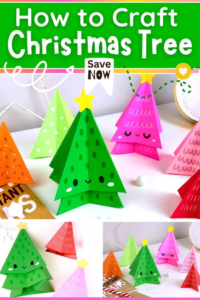 Quick Origami Christmas Trees