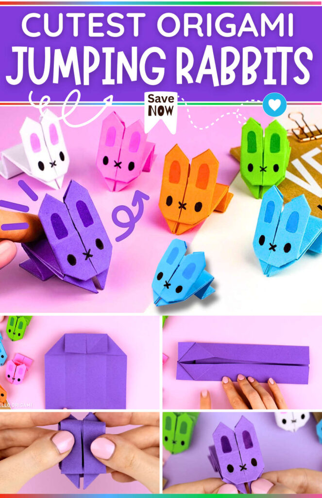 CUTEST ORIGAMI Jumping Rabbits