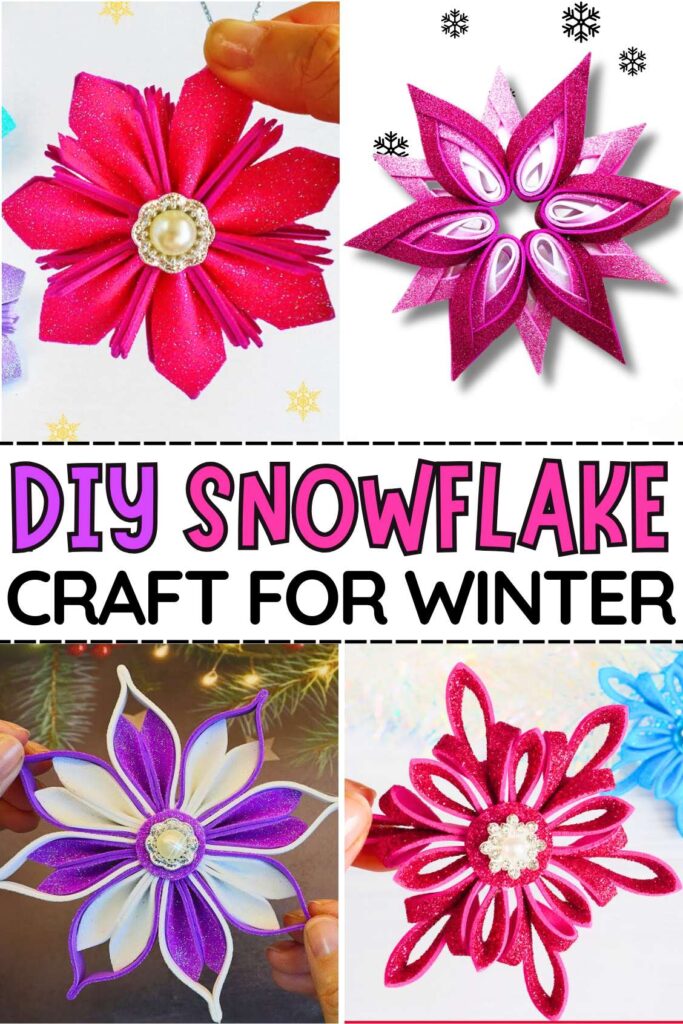 DIY SNowflake Craft For Winter (1)