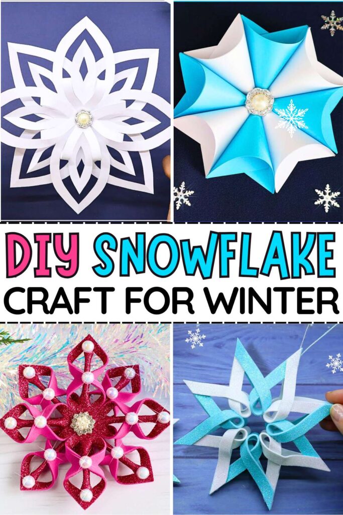 DIY SNowflake Craft For Winter