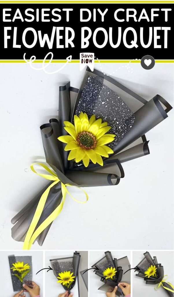Easiest DIY Craft FLower Bouquet