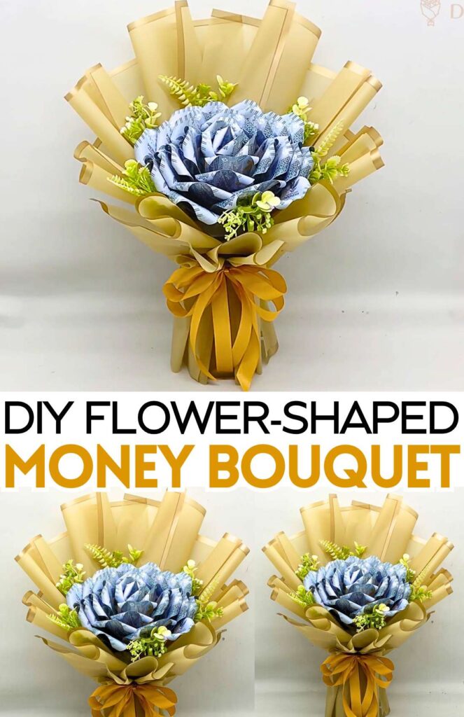 How to DIY Flower-Shaped Money Bouquet