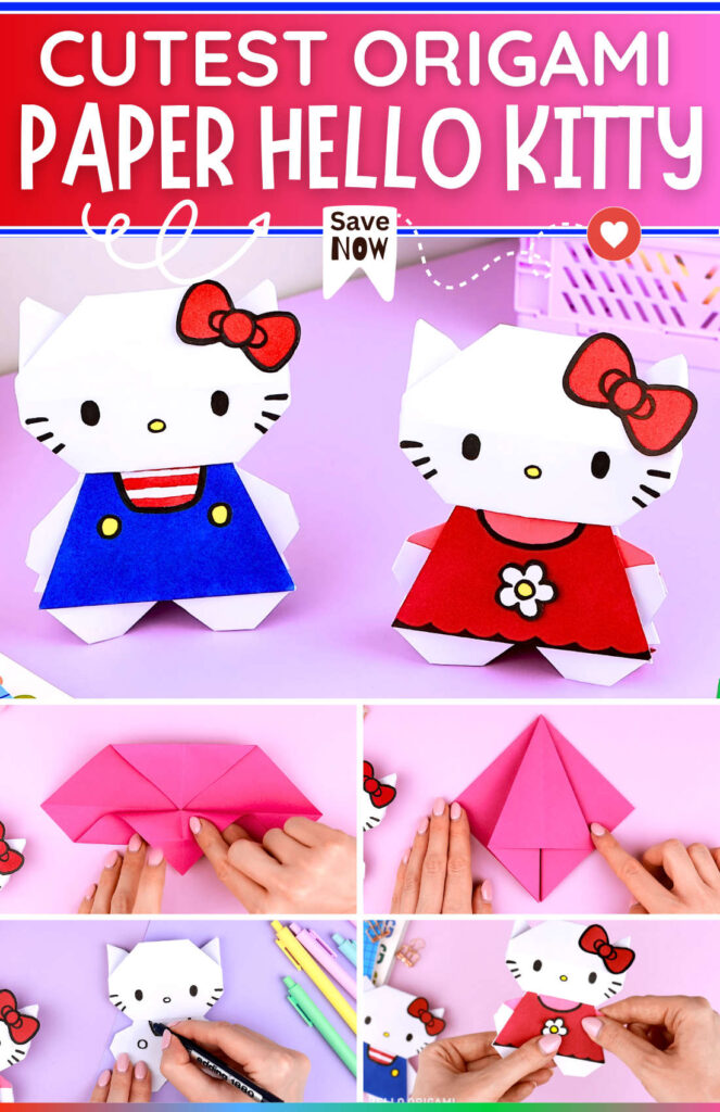 Origami Paper Hello Kitty