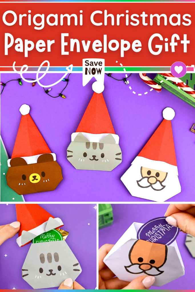 Paper envelope Christmas gift