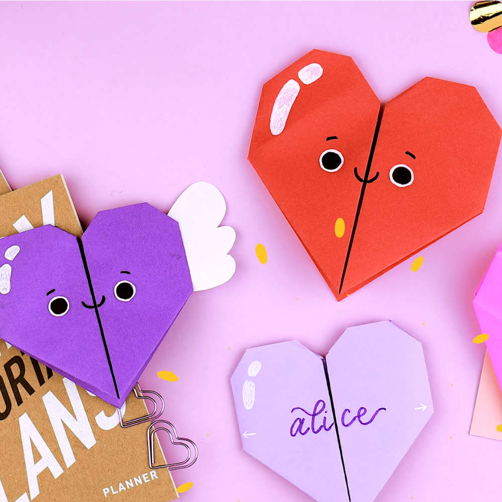 Origami HEarts WIth Different Message