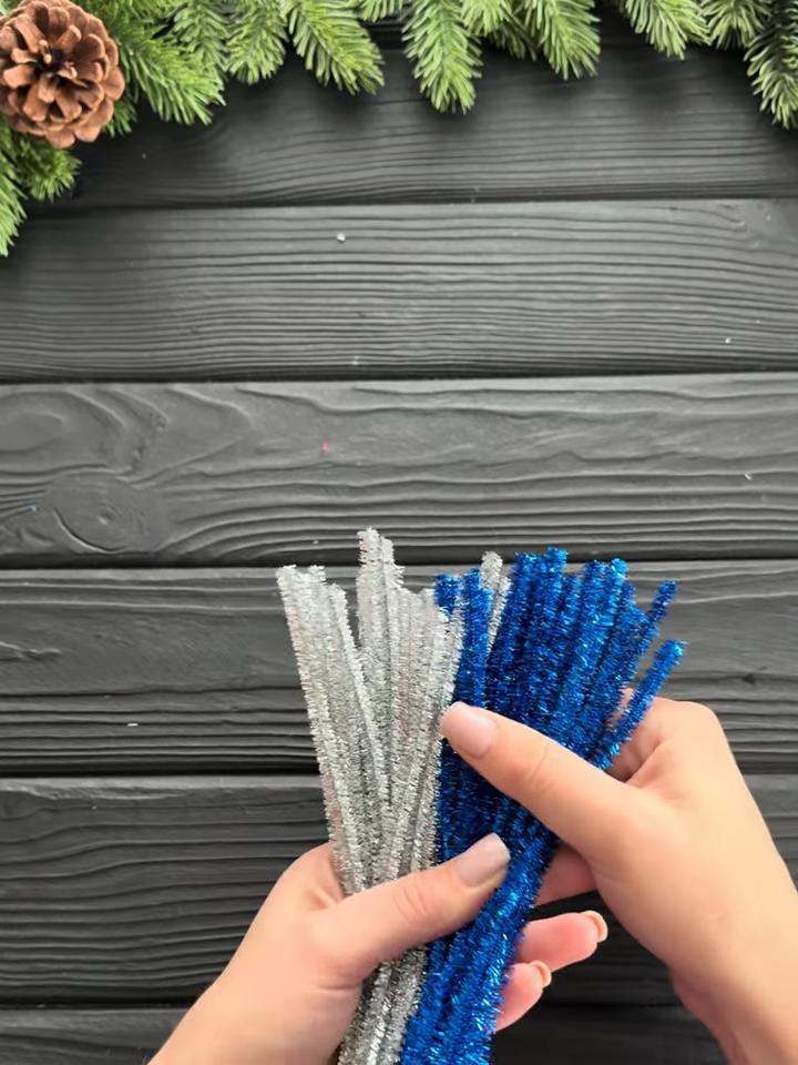 Tinsel Sparkle Chenille Stems