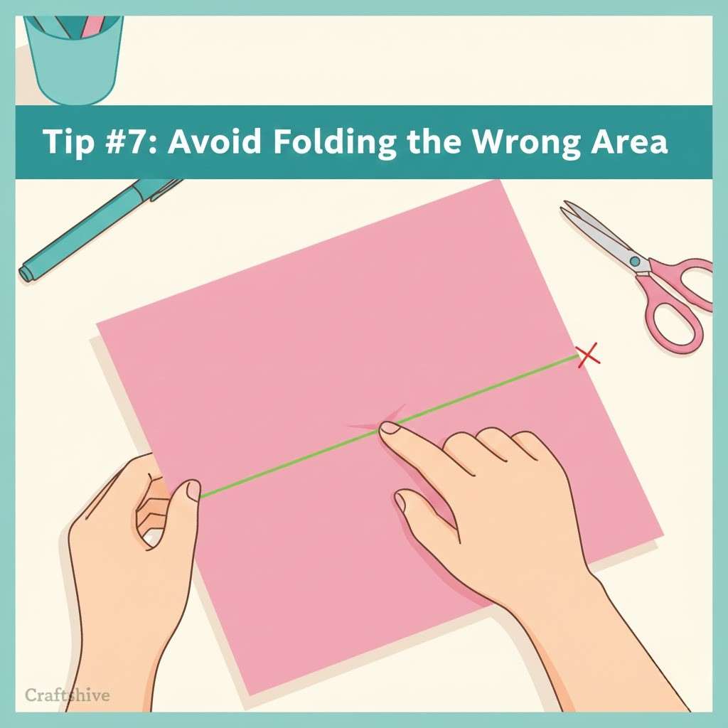Tip #7 Avoid Folding the Wrong Area