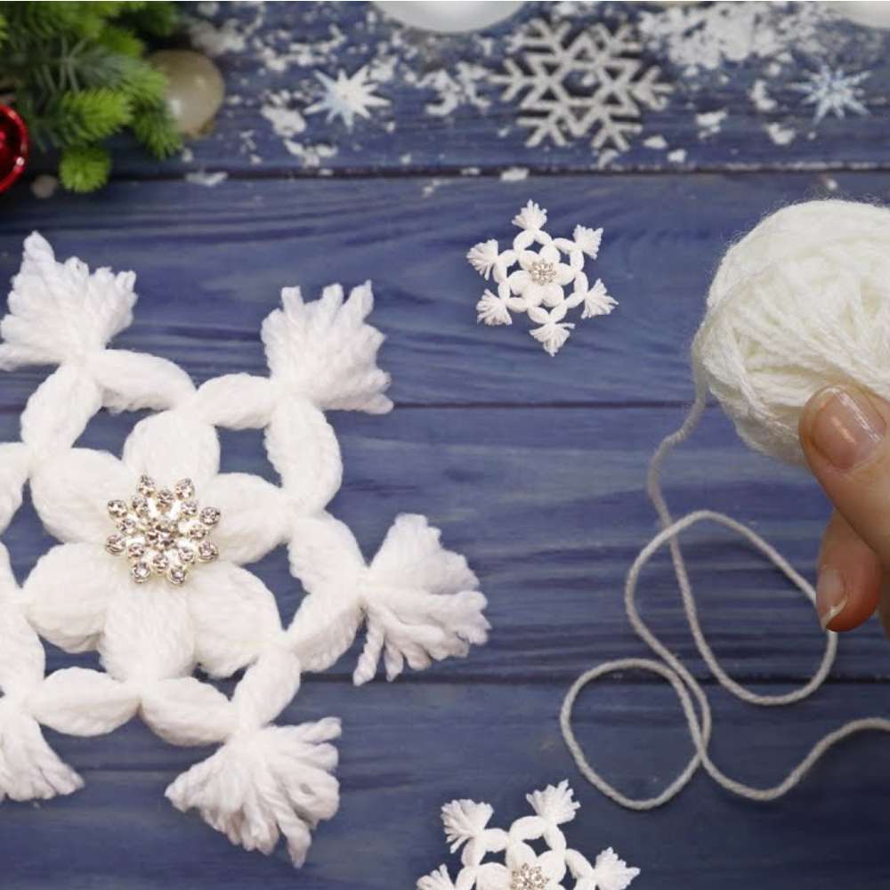 Yarn SNOWFLAKES