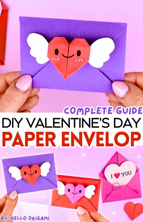 DIY Valentine's Day Paper Envelop