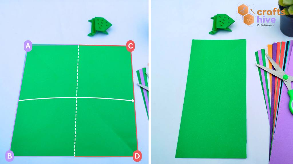 Step #1 Collapse into A Rectangle 