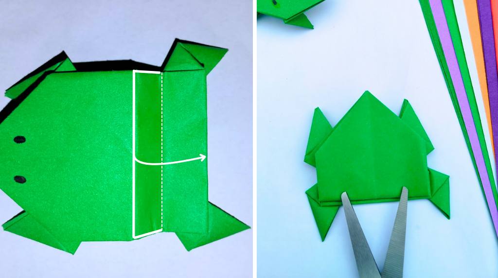 Step #10 Folds for Jumping Frog 4