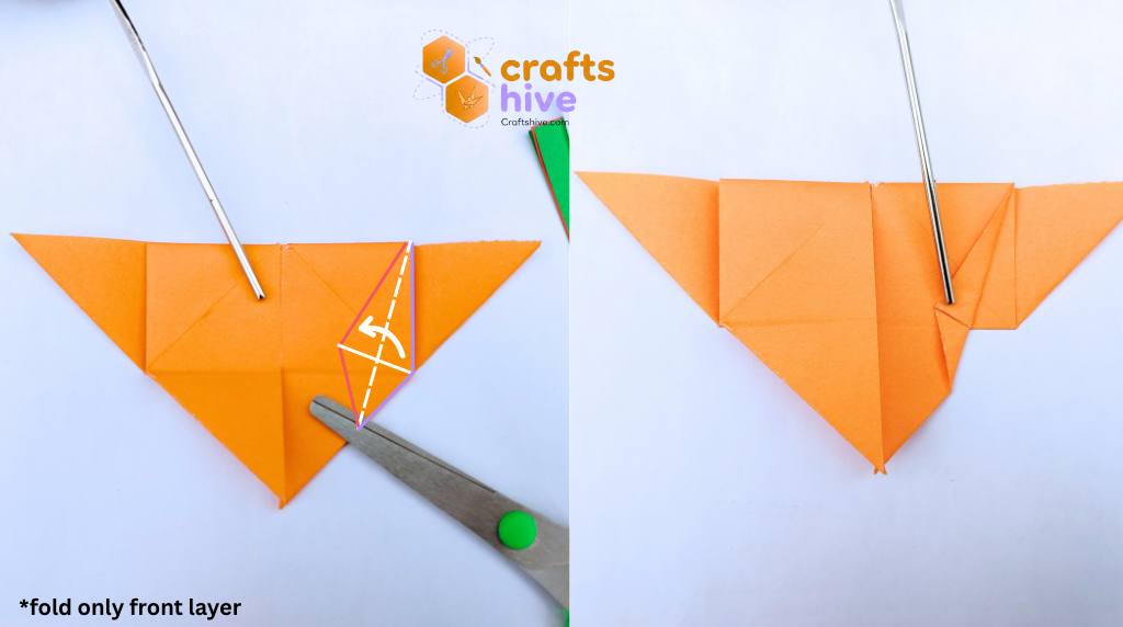 Step #11 Correct the Wing Folds