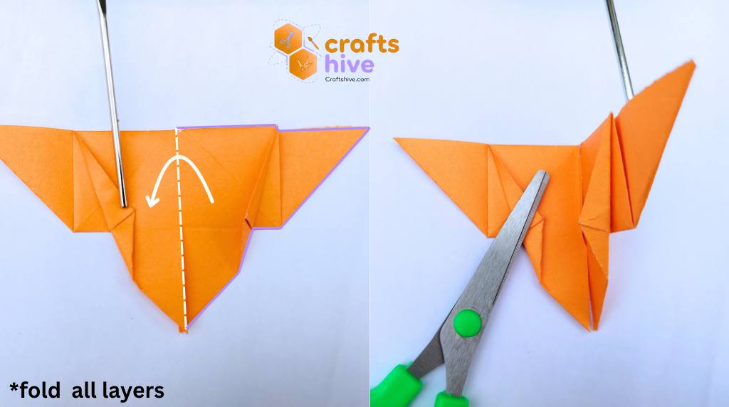 Step #11 Correct the Wing Folds 2