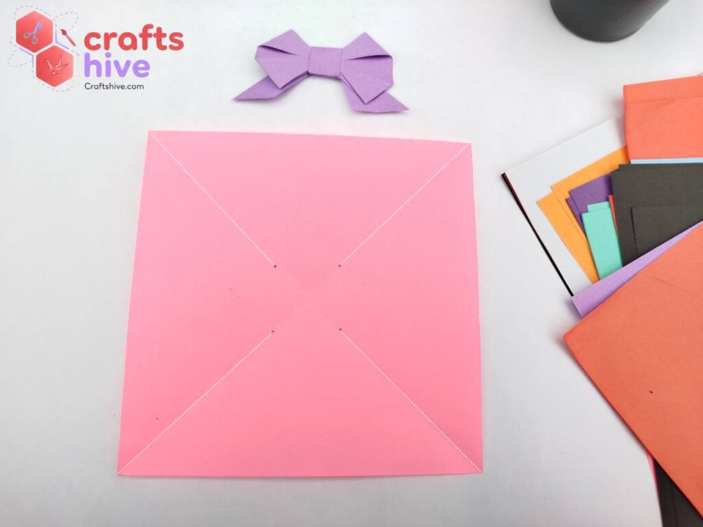 Step #2 Mark Equal Lengths from Corners Along Diagonals 