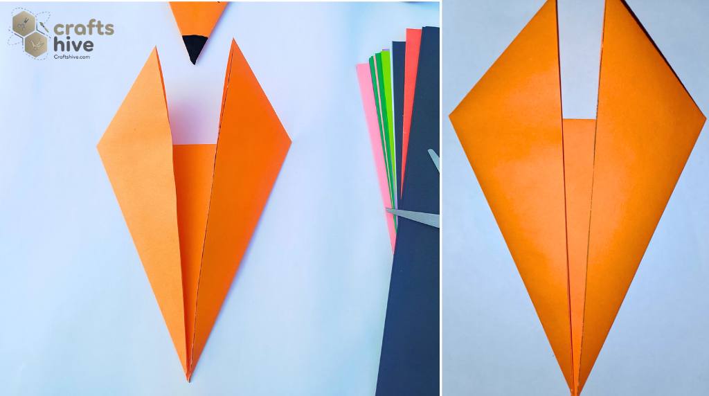 Step #3 Fold the Ears folded