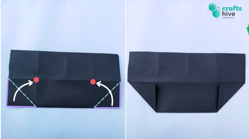 Step #3 Folds for the Ears 