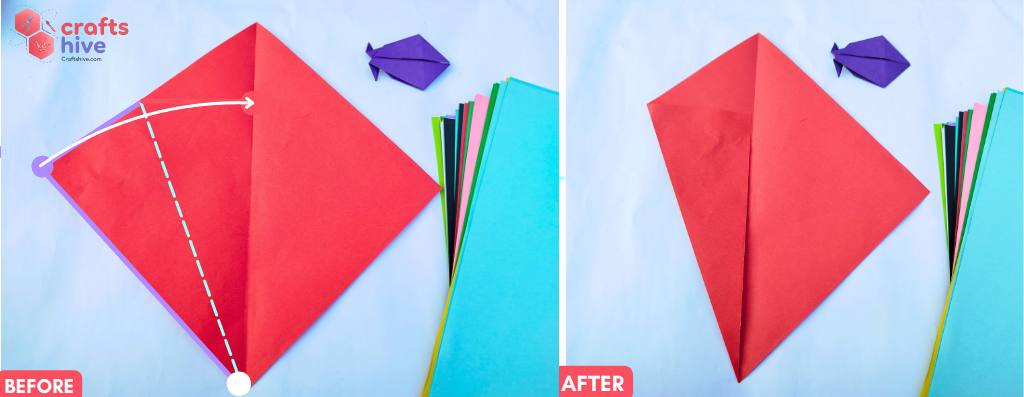 Step #3 Kite Folds  (2)