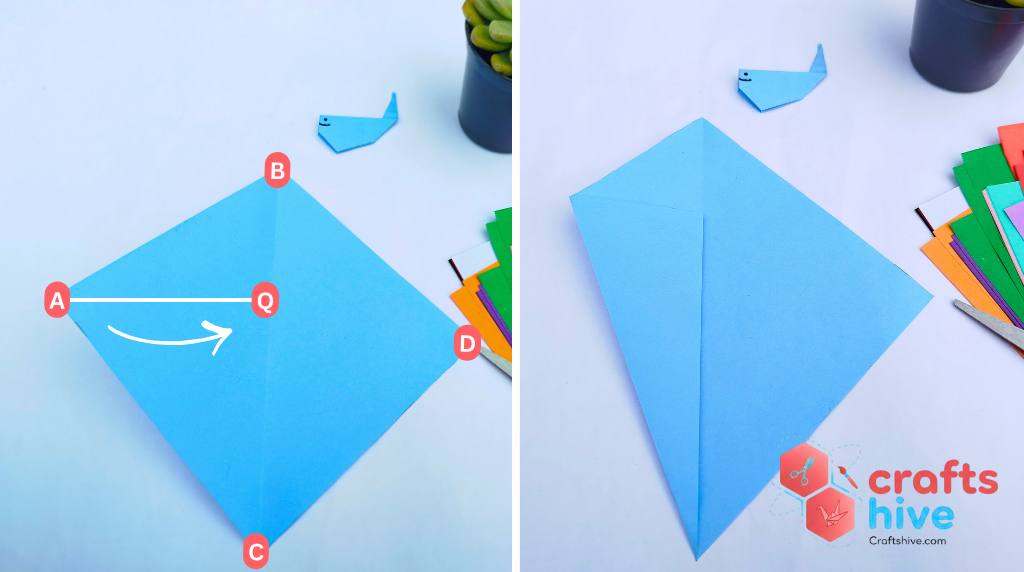 Step #3 Make Kite Folds 1