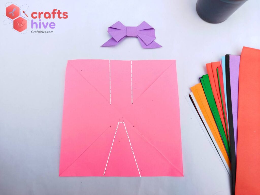 Step #4 Draw Parallel Lines and V 