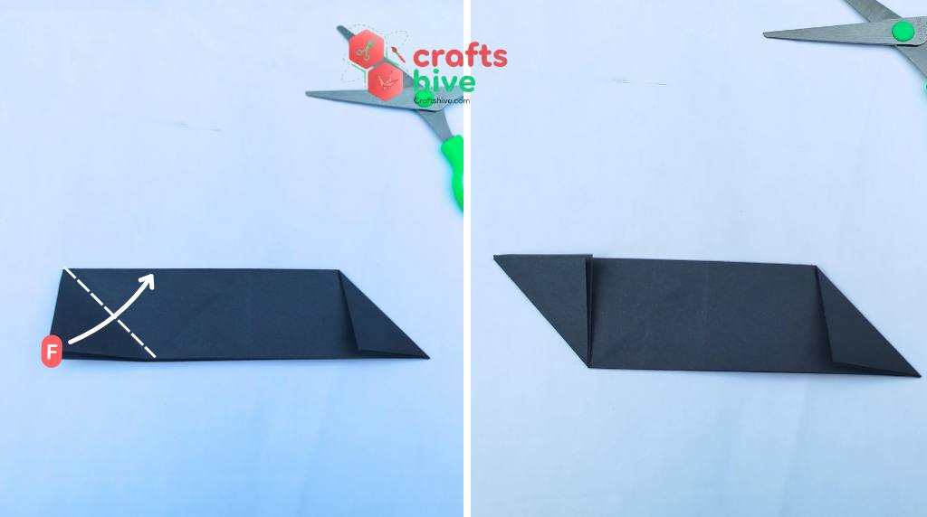 Step #4 Fold the Corners r