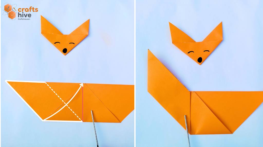 Step #4 Fold the First Ear 