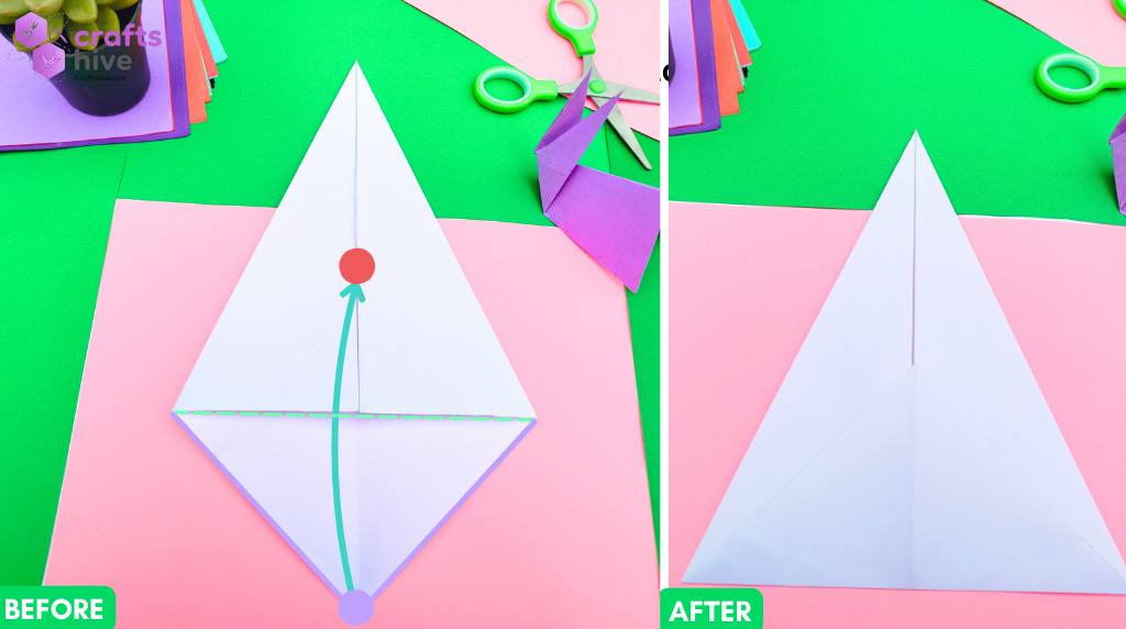 Step #4 Intermediate Fold for Tail 