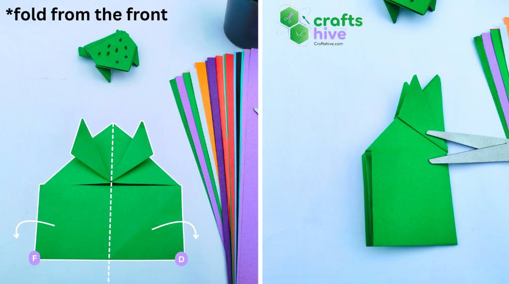 Step #5 Centre Crease