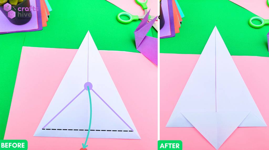 Step #5 To Fold the Tail 