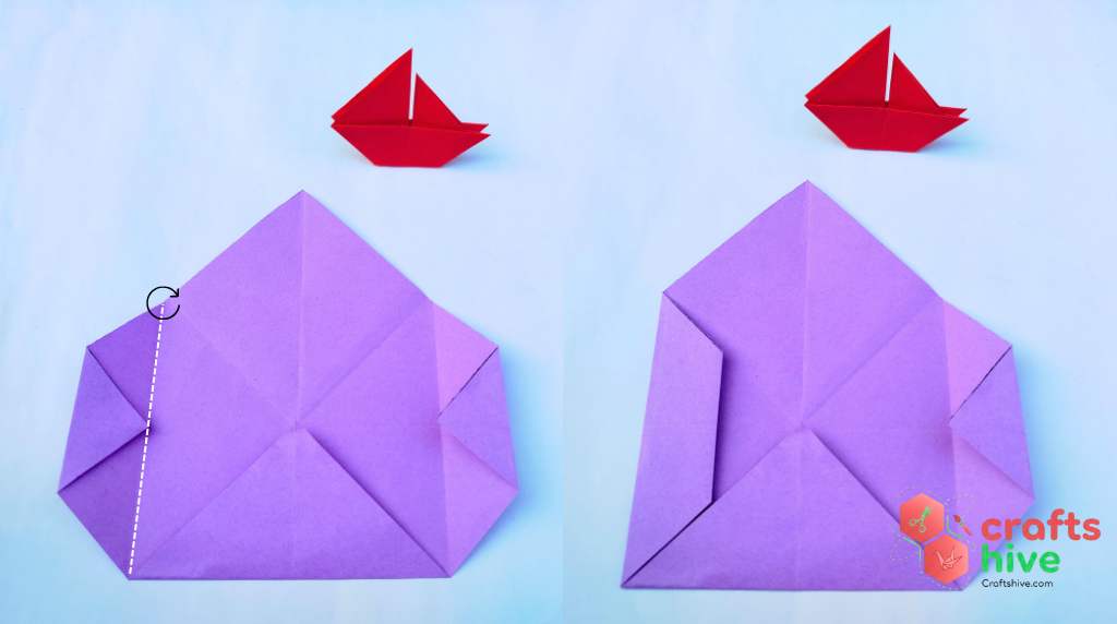 Step #6 Fold the Sides 