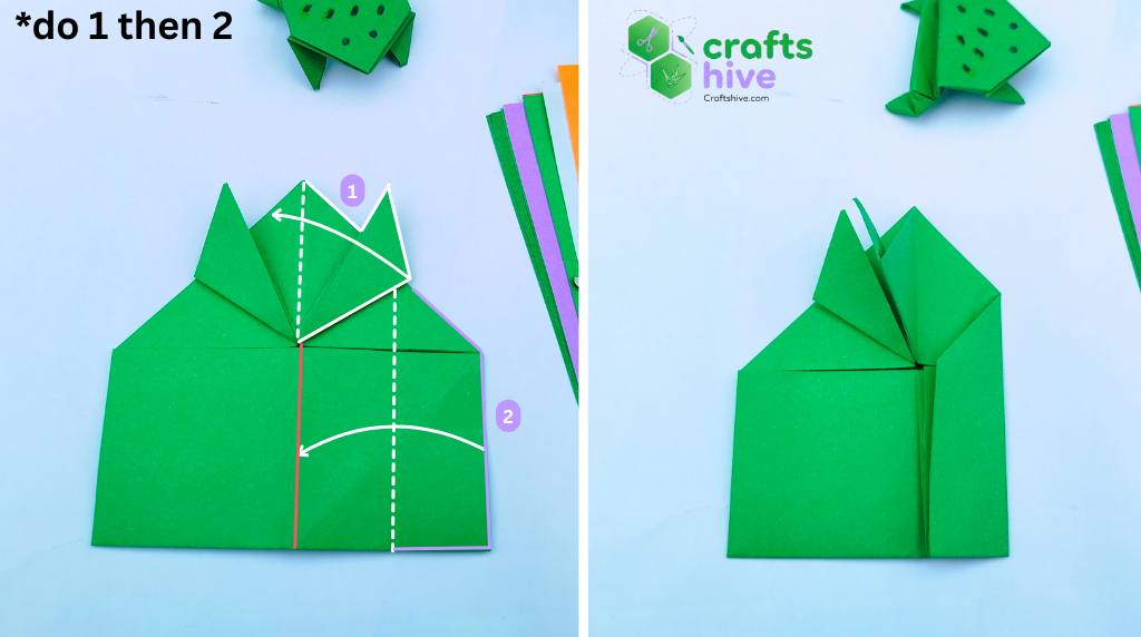 Step #6 Sided Quarter Folds 