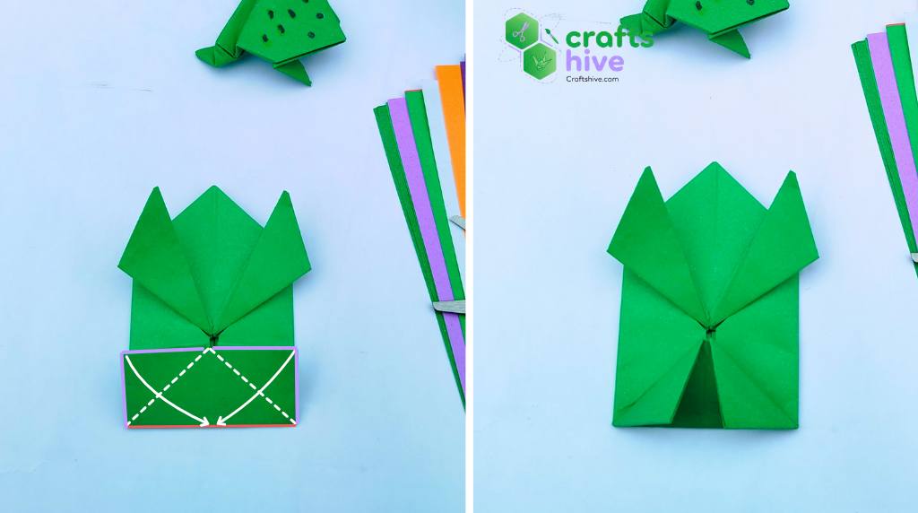 Step #7 Intermediate Folds for Bottom Legs 