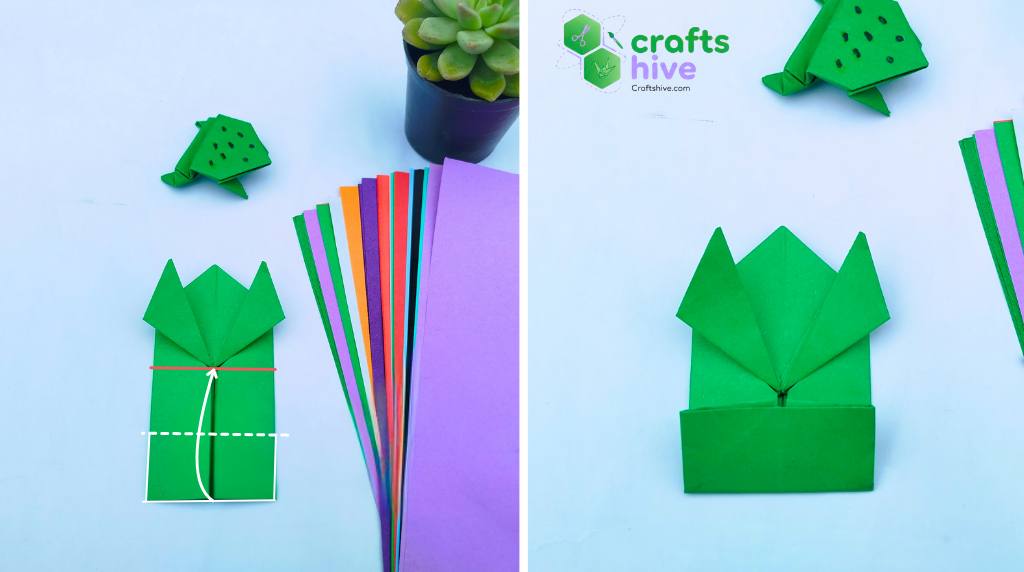 Step #7 Intermediate Folds for Bottom Legs  1