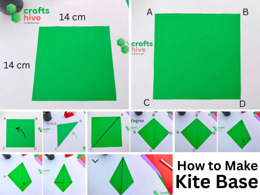 origami kite base