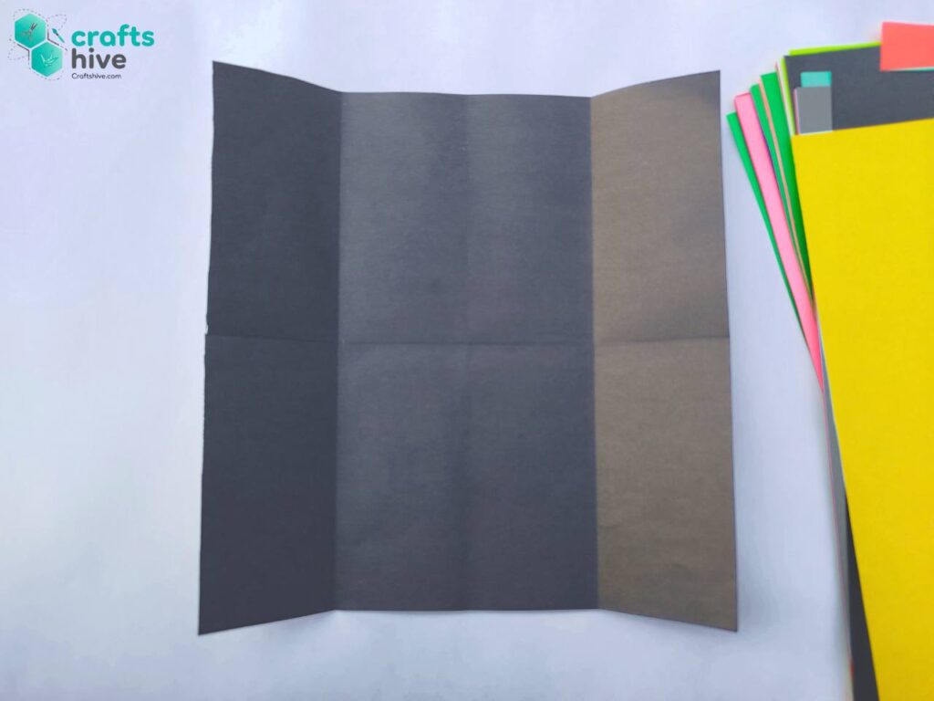 quarter fold creases