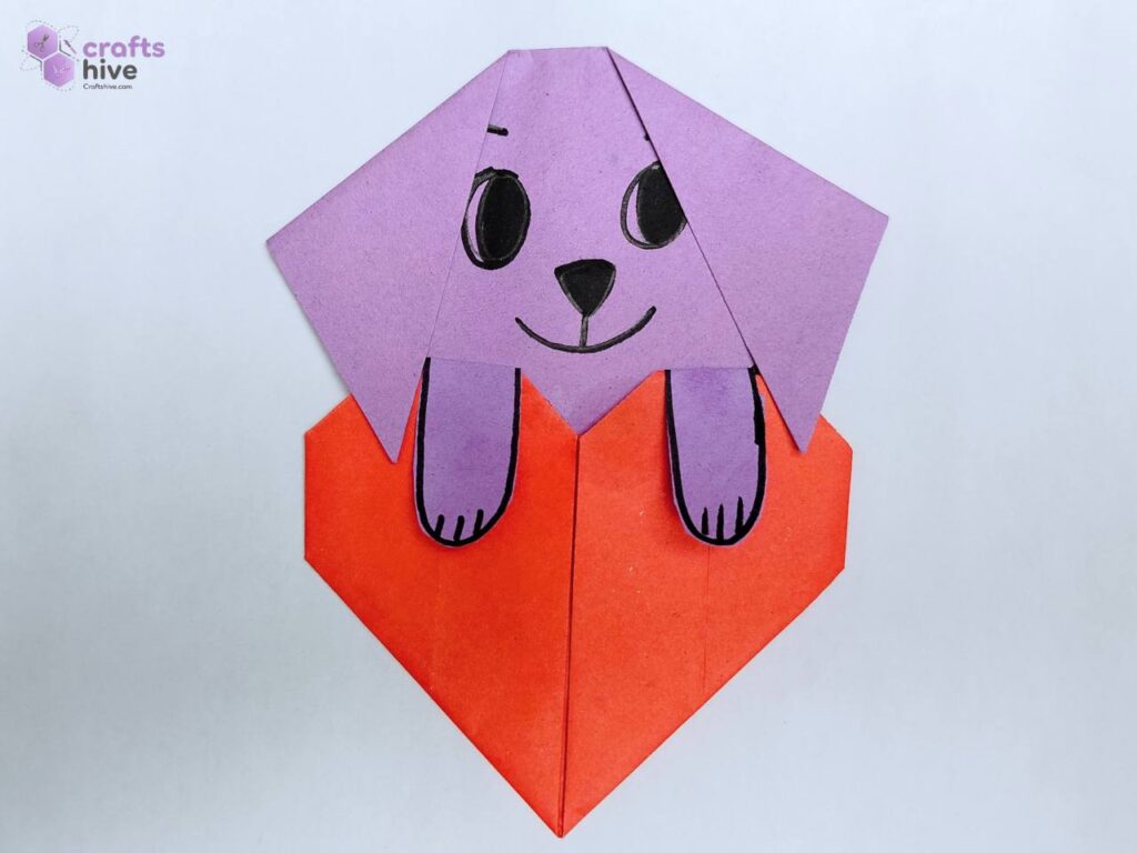 Origami Puppy With Heart