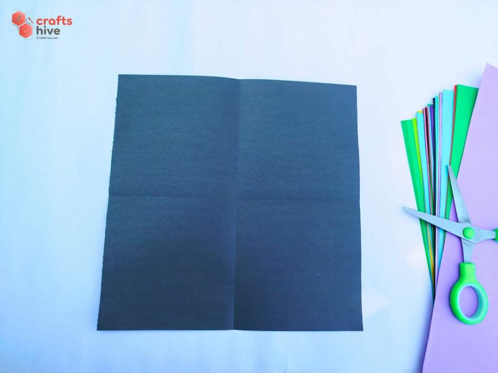 Step #1 Vertical Crease