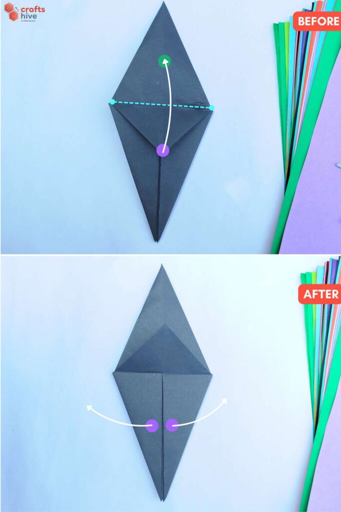 Step #11 Unfold Intermediate Folds