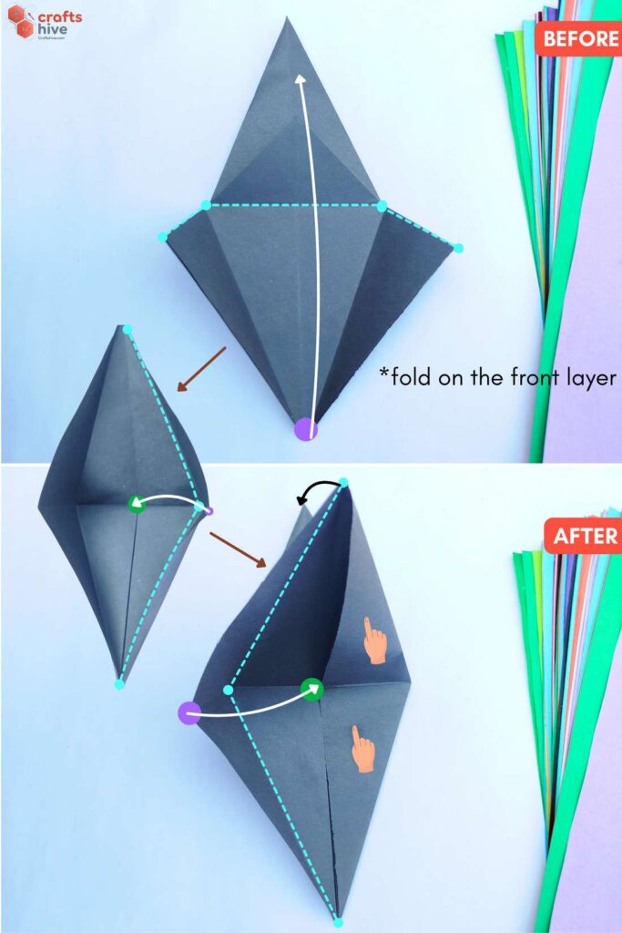 Step #12 Sqaush Fold