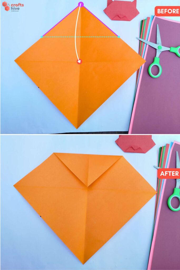 Step #2 Mountain Fold