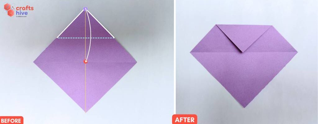 Step #2 Mountain Fold