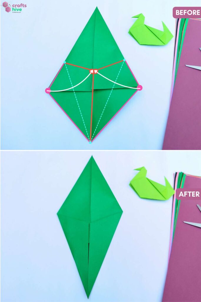 Step #3 Kite Folds
