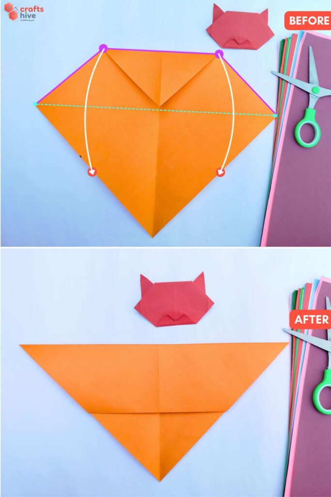 Step #3 Swing Fold